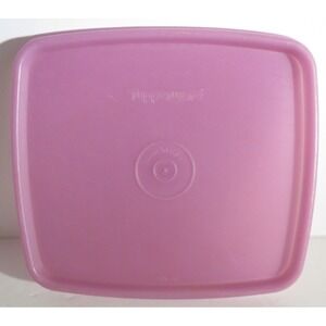 Tupperware Purple 310K  Square Replacement Lid